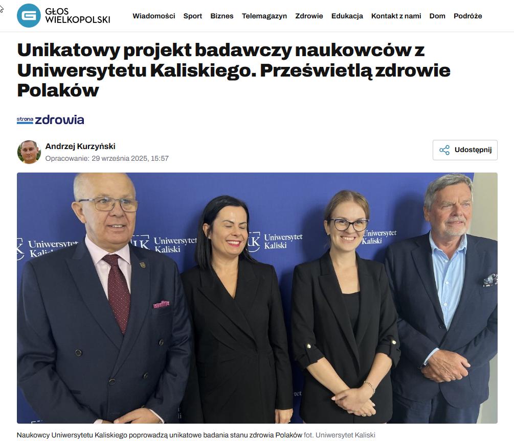 Artykuł Głos Wielkopolski