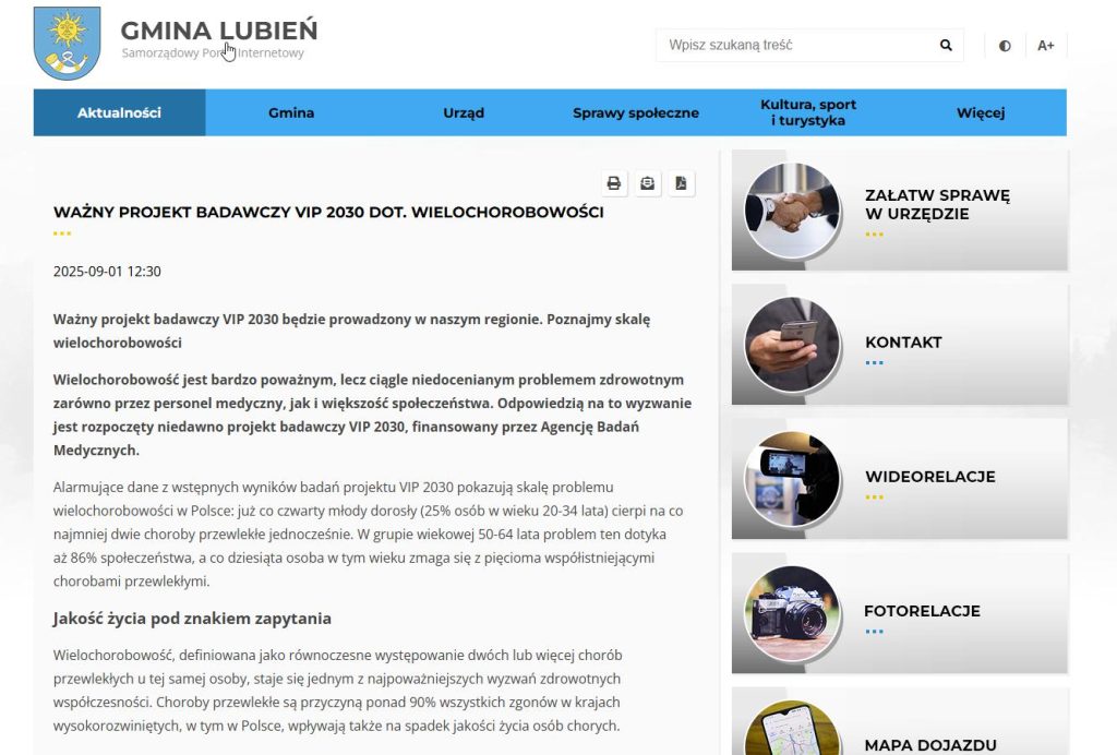 Artykuł Gmina Lubień