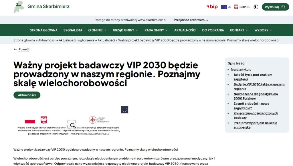 Artykuł Gmina Skarbimierz