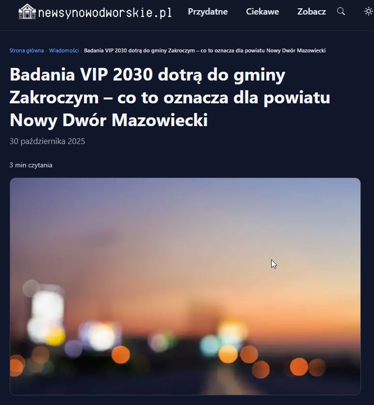 newsynowodworskie 30102025